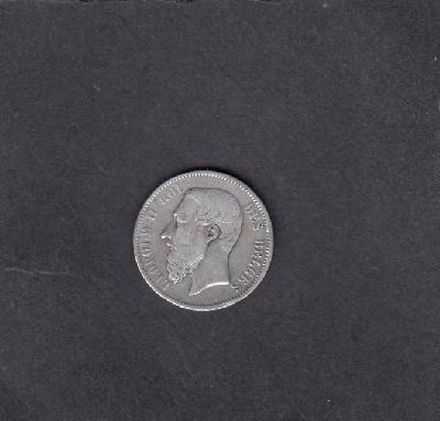 Beschrijving: 50 Centimes fr LEOPOLD II